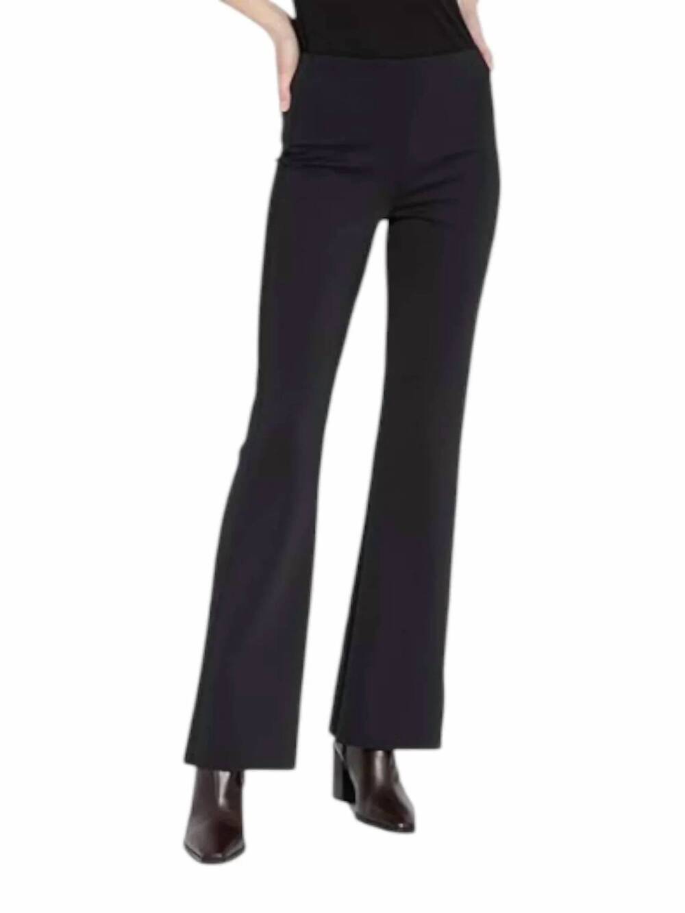 NEW LYSSE women's spencer hi waist neoprene trouser in black